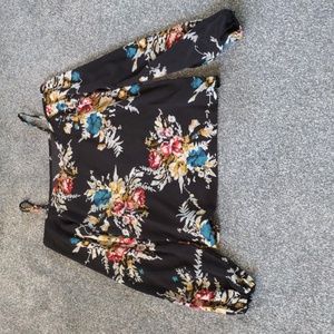 Black off the shoulder blouse